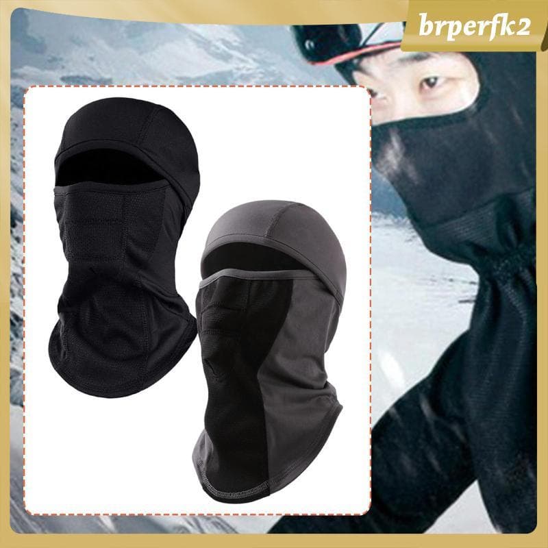 [Brperfk2] Chapéu Quente De Inverno Máscara De Esqui Térmica Balaclava Aquecedor De Pescoço Esportes Ao Ar Livre Capa Fa