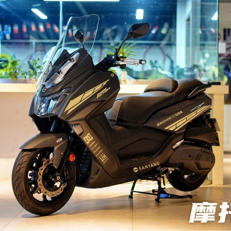 Decalques Modificados Sanyang maxsym400 Adesivos De Carro Inteiro Imprime Personalizados À Prova D'água Removíveis Sem C