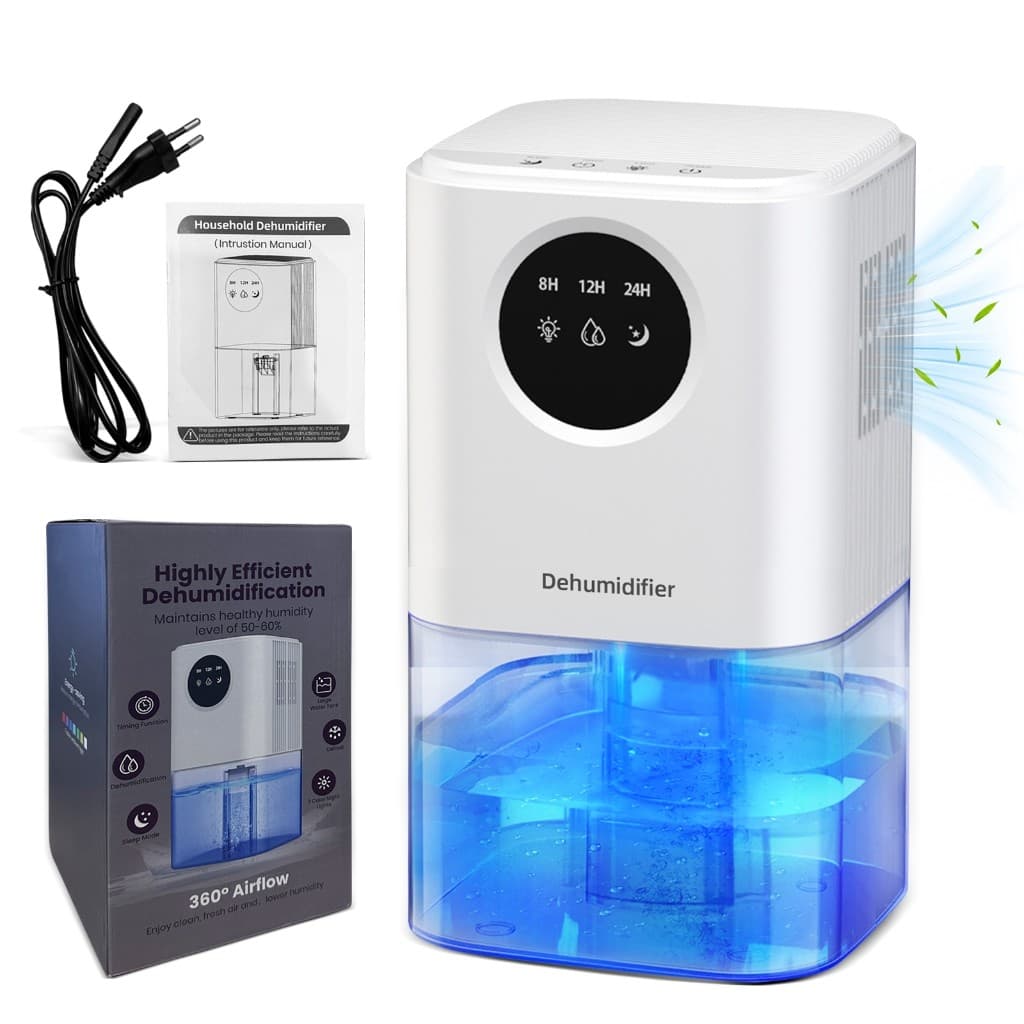 Desumidificador de ar interno elétrico elétrico 1700ml à prova de mofo 22.5 W Desumidificador elétrico seguro adequado