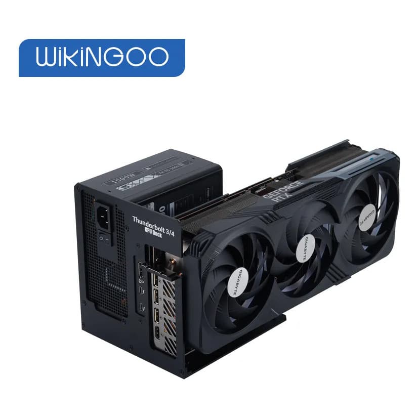 Egpu Dock Thunderbolt 3/4 Pcie Rtx/amd Atx Para Notebook