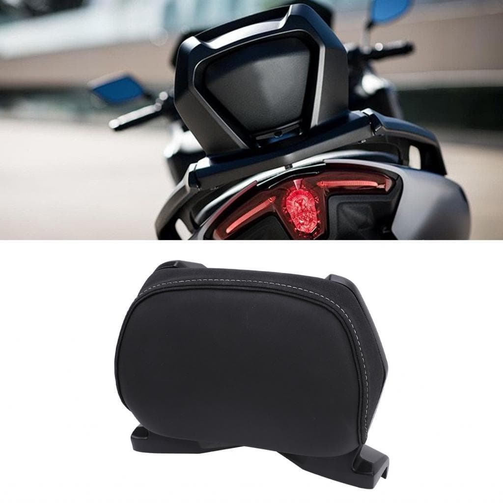 homgeek-BR Almofada de encosto Aumotop Suporte confortável Redução de resistência ao vento para Xmax 250 300 Tmax 530