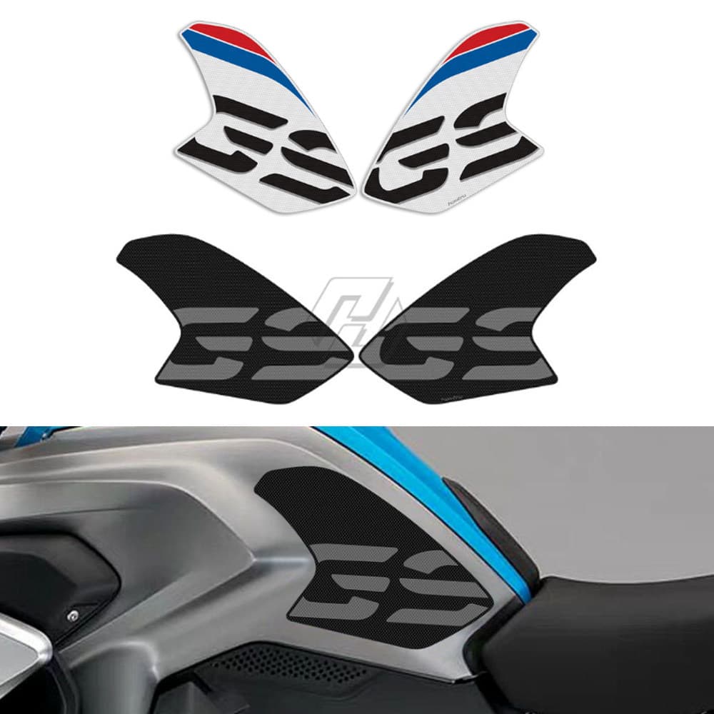 Adequado para BMW R1200GS 13-18 anos água pássaro tanque de combustível adesivos laterais Anti-deslizamento adesivos dec