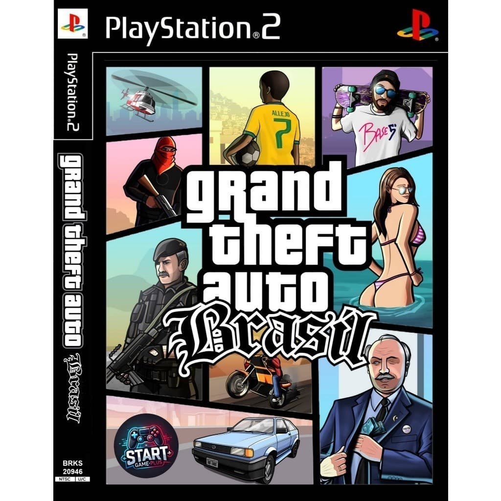 GTA brasil - PS2 (Grand Theft Auto)