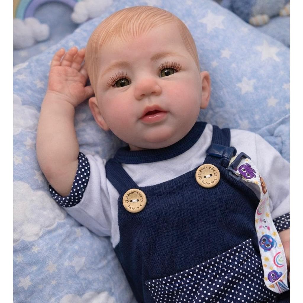 Bebê Reborn José Leonardo 48cm Realista Mundo Kids