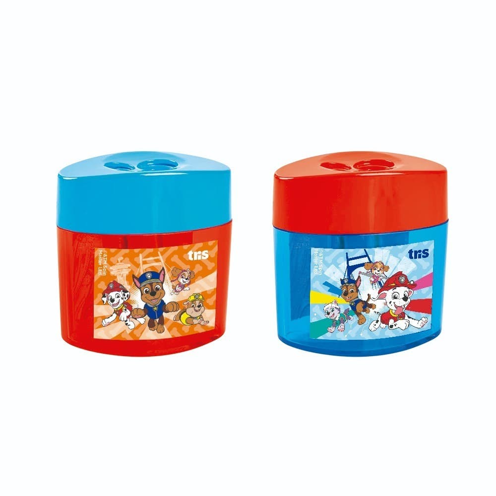 Apontador Com Depósito Duplo Patrulha Canina Cor Aleatória - Tris / WX Gift