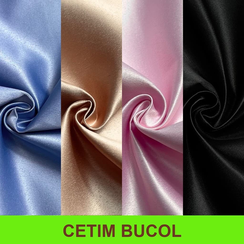 6 Metros Tecido Cetim Bucol Noivas | Cetim Estruturado Para Vestidos (6m x 1.47m)