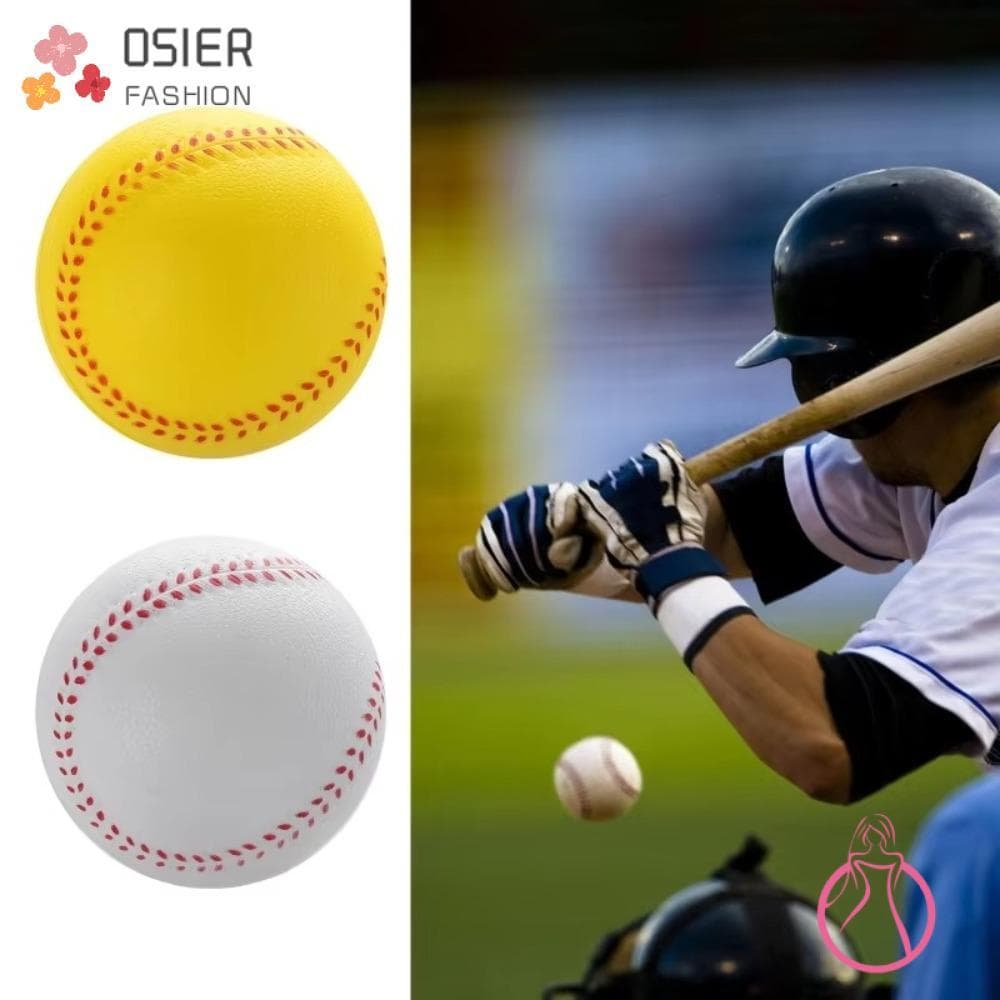 Bolas De Treinamento OSIERFASHION , Beisebol Macio Elástico PU , Esportes De Softball De Brinquedo De Apertar Durável