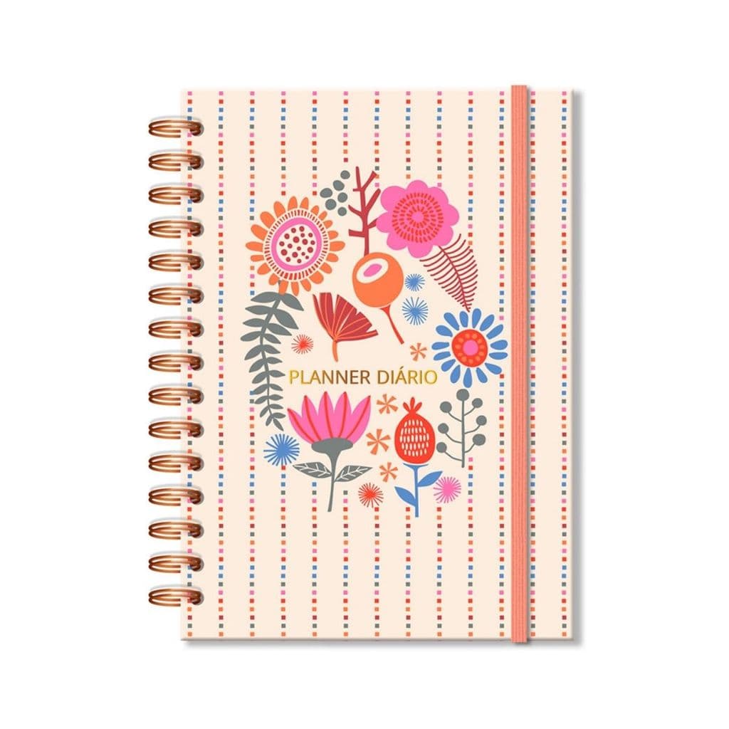 Planner Diário Orgânica 80 Folhas - Fina Ideia 