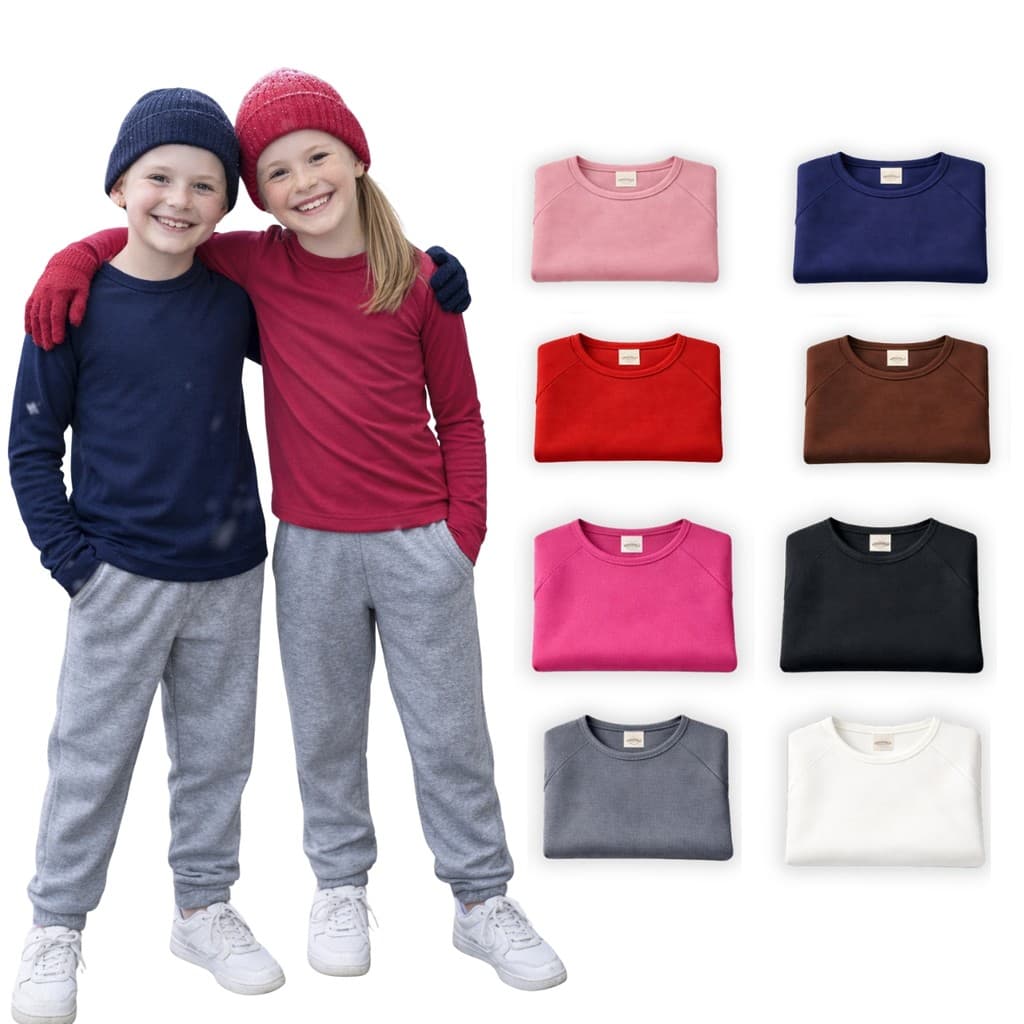 Blusa de Manga Longa Térmico e Peluciada Frio Segunda Pele 10 a 16 Camiseta Termica Quentinha