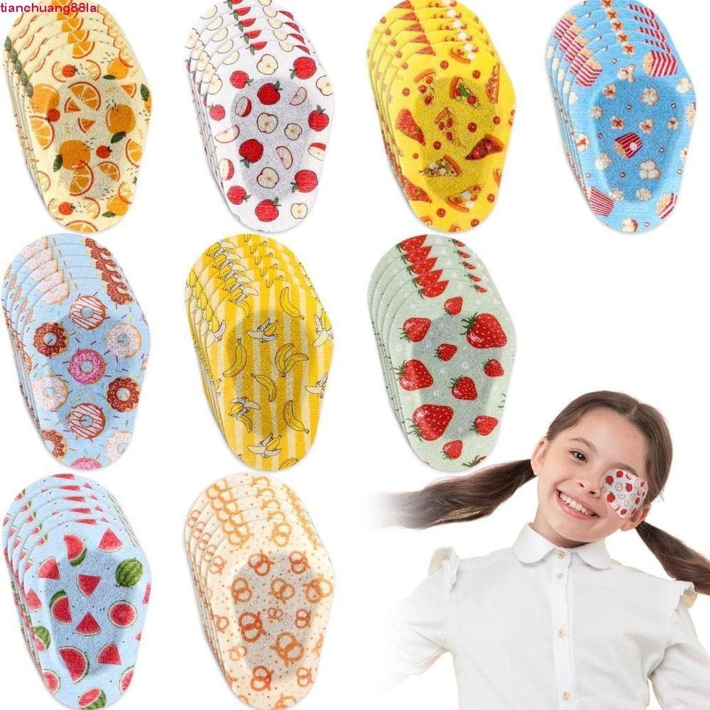 TIANCHUANG 20 PCS Tapa-Olho Para Ambliopia Infantil , Adesivo De Único Crianças Flexível De Cor Sólida