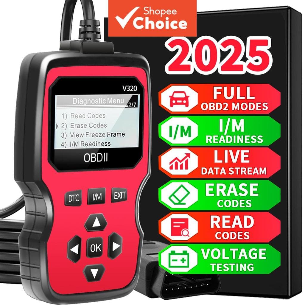 Scanner Profissional De Carro OBD2 | Ferramenta De Diagnóstico Tudo-Em-Um , Teste De Falhas Do Motor , Quadro De Congela