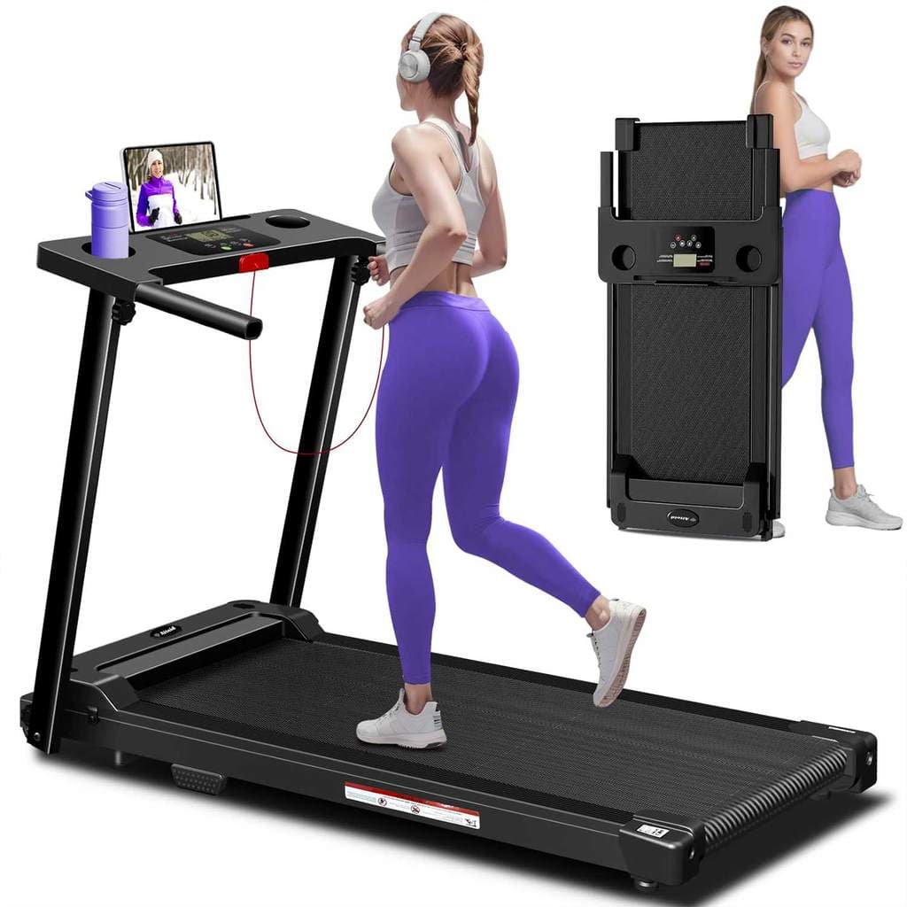 Esteira Elétrica 127/220V Dobrável Silenciosa para Casa com Amortecimento Caminhada Corrida Fitness