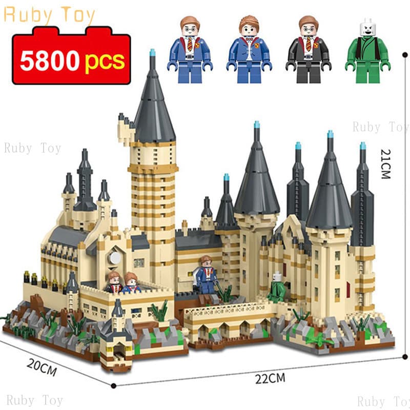 Bloco De Construção Do Castelo De Hogwarts Harry Potter Mini Tijolo Arquitetônico