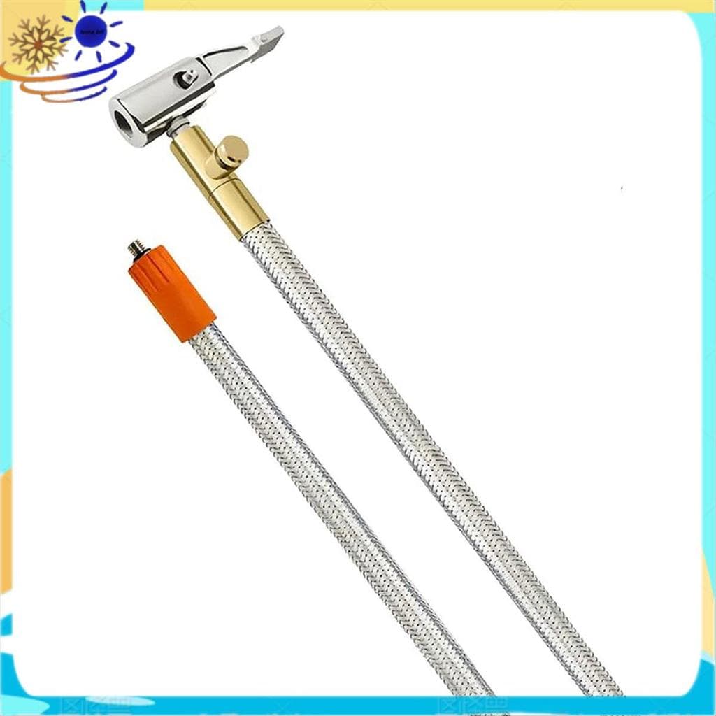 Mangueira De Substituição Portátil Estendida Do Inflador Pneu Compressor De Ar Com Malha De Aço Inoxidável Para Proteção