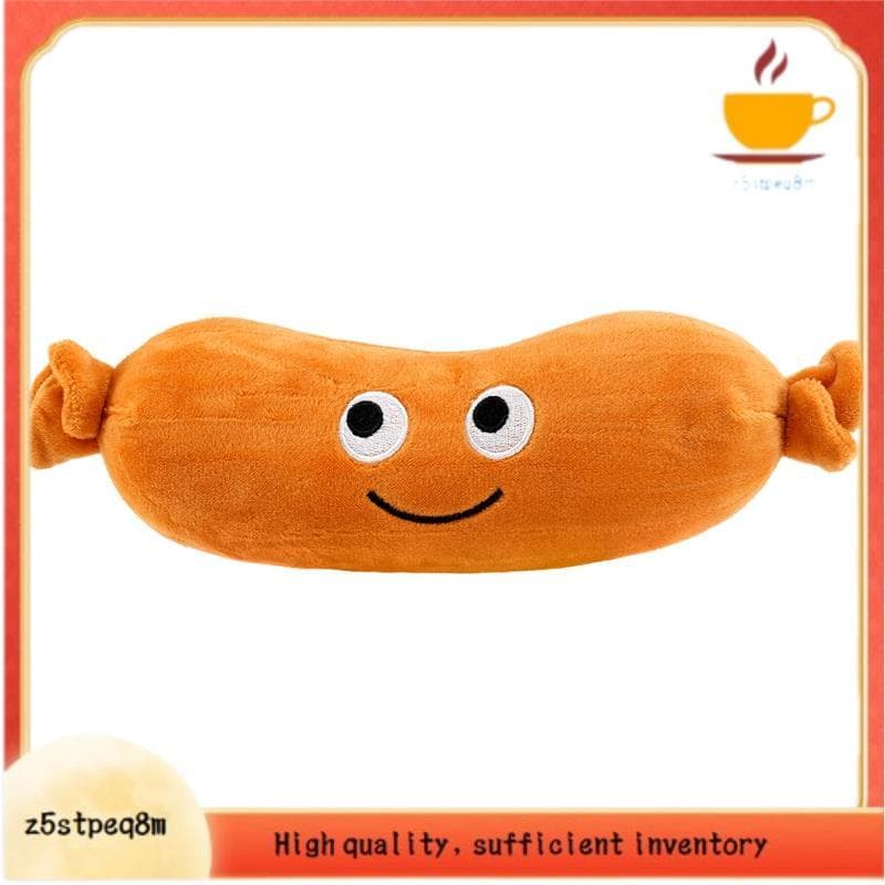 1Pc Recheado Brinquedos De Salsicha De Pelúcia 20CM Mini Comida Bonecas Travesseiro Presentes Novo