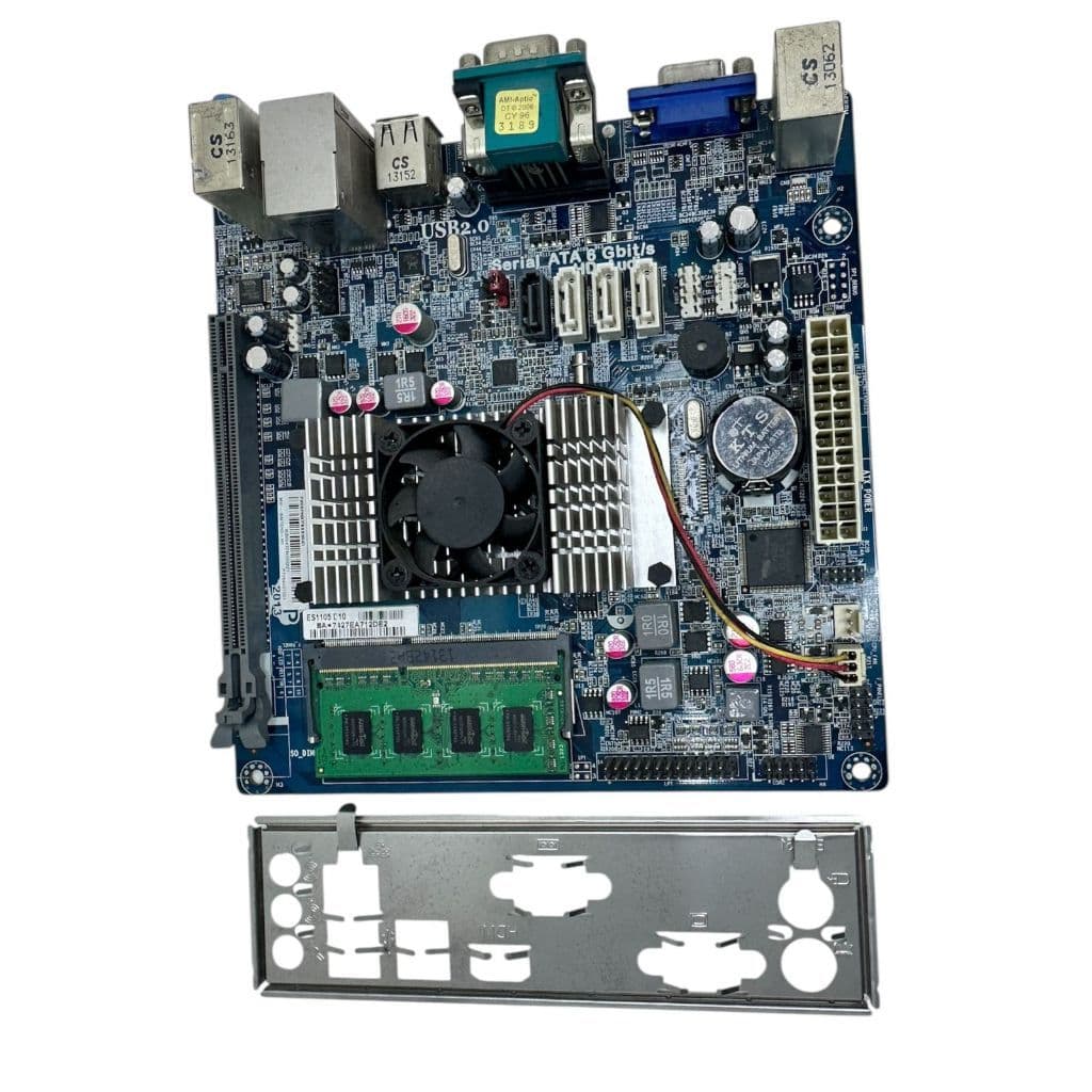 Placa Mãe Ecs Nm70 I V1.0 Vga Ddr3 4GB COM E  MEMORIA  4GB