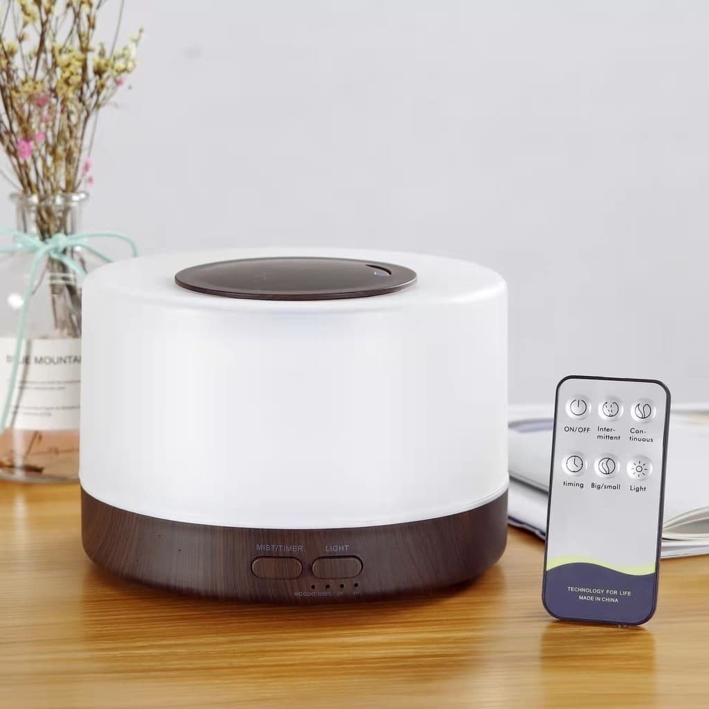 Difusor De Aromas, Umidificador De Ar Ultra-Sônico 500Ml YIHAN