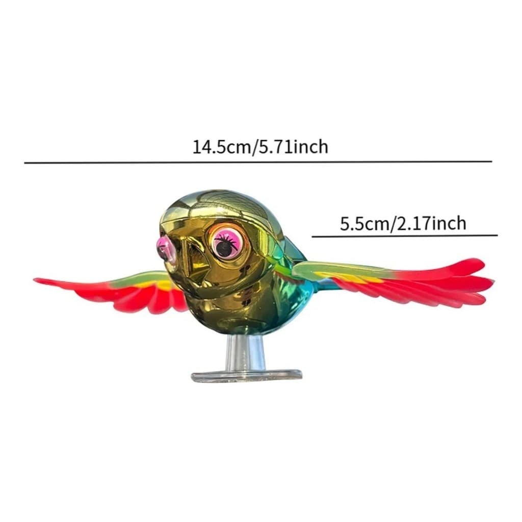 Pássaro Decorativo Para Painel E Retrovisor - Enfeite Divertido Que Se Mexe Na Estrada