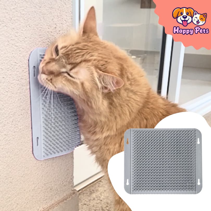 Escova De Parede Para Gatos Da Pet Games Massageadora Tira Pelos Confortável Saudável Higiênica