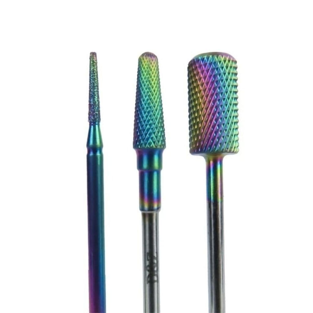 Kit 3 Brocas Tungstênio Profissional Unha Gel Porcelana Nail Art