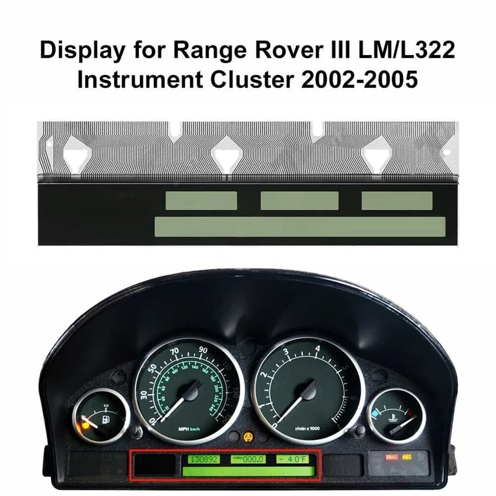 Conjunto De Instrumentos Com Display LCD Para Range Rover III LM/L322 2002-2005 YAC502390PVA Yac501200peças Pvaauto Deco