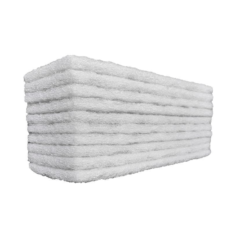 Fibras Branca de Limpeza Superfícies Sem Riscos - Kit 10 Unidades 23 cm x 10 cm Para superfícies pintadas / porcelana