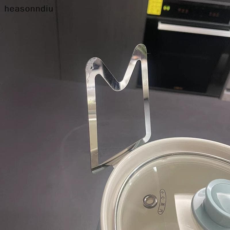 [heasonndiu] Suporte Para Tampa De Fogão Lento Adequado Cropot Cozinhar Com As Mãos Livres , Cabe Em Vários Tamanhos De 