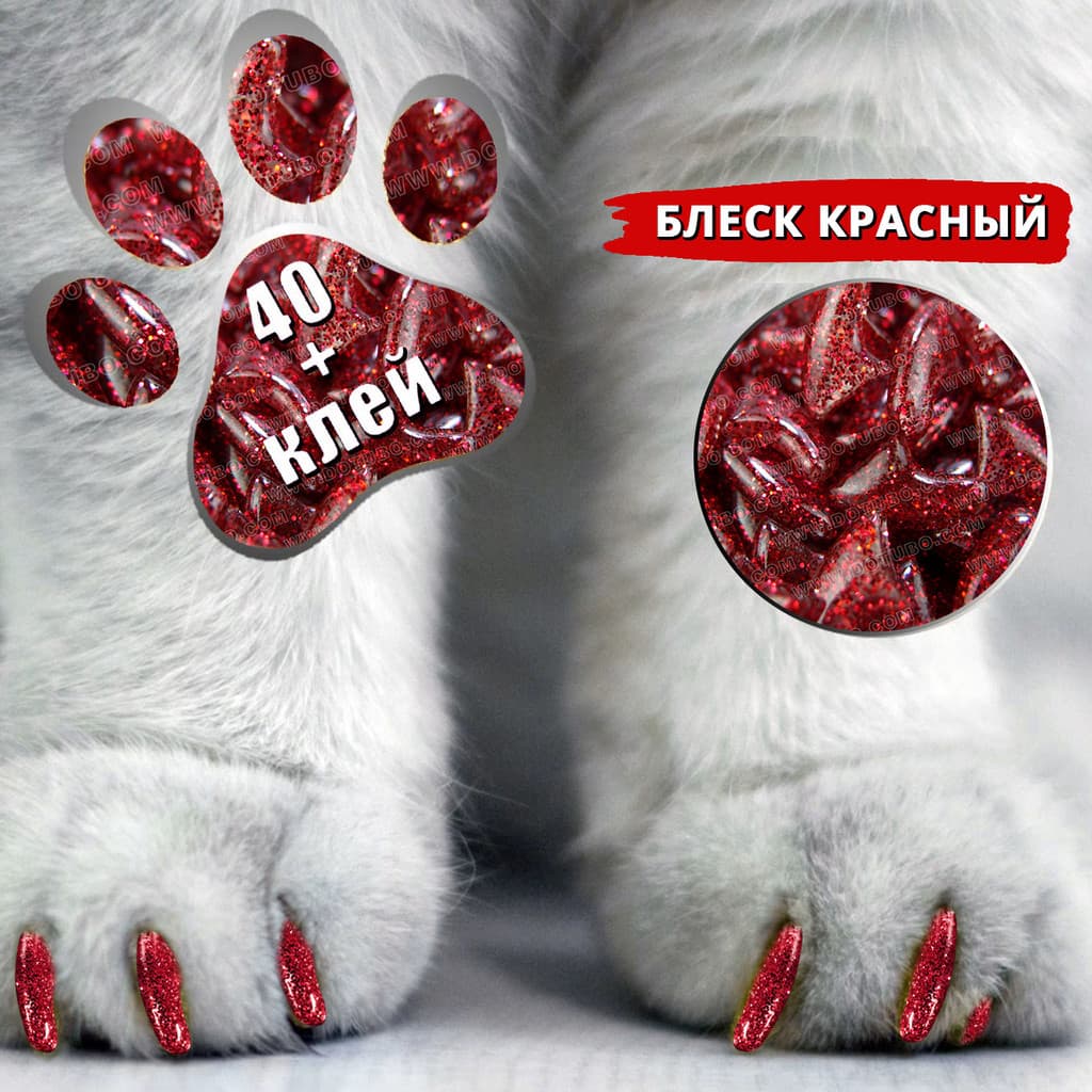 Nova Moda Colorida Gato Prego Bonés Macio Garra Patas Macias 40 Pçs/Lote Com Cola Adesiva Grátis Tamanho Xs-l Presentes 