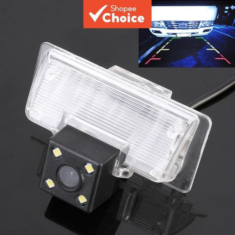  Nova chegada 656x492 pixels eficazes HD à prova d'água Câmera de Ré para Carro com 4 LEDs visão noturna, grande ângulo,