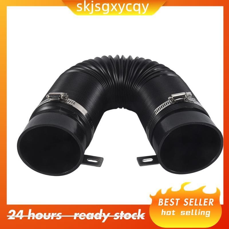 Tubo De Alimentação De Duto De Entrada De Ar Frio De Carro Flexível Universal Com Conector
