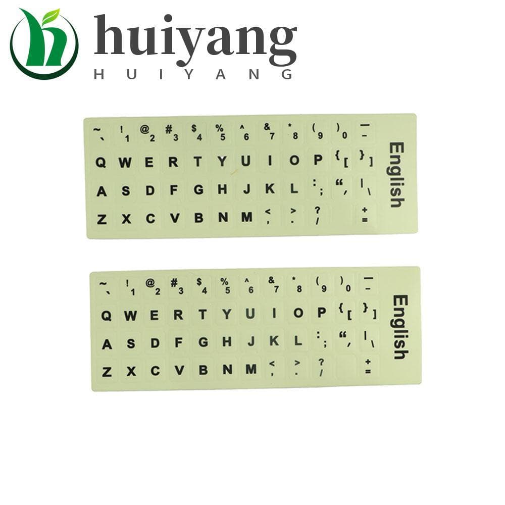 HUIYANG Adesivos Luminosos Para Teclado , Inglês Francês Laptop , PC , Coreano , Japonês , Espanhol , Decalque
