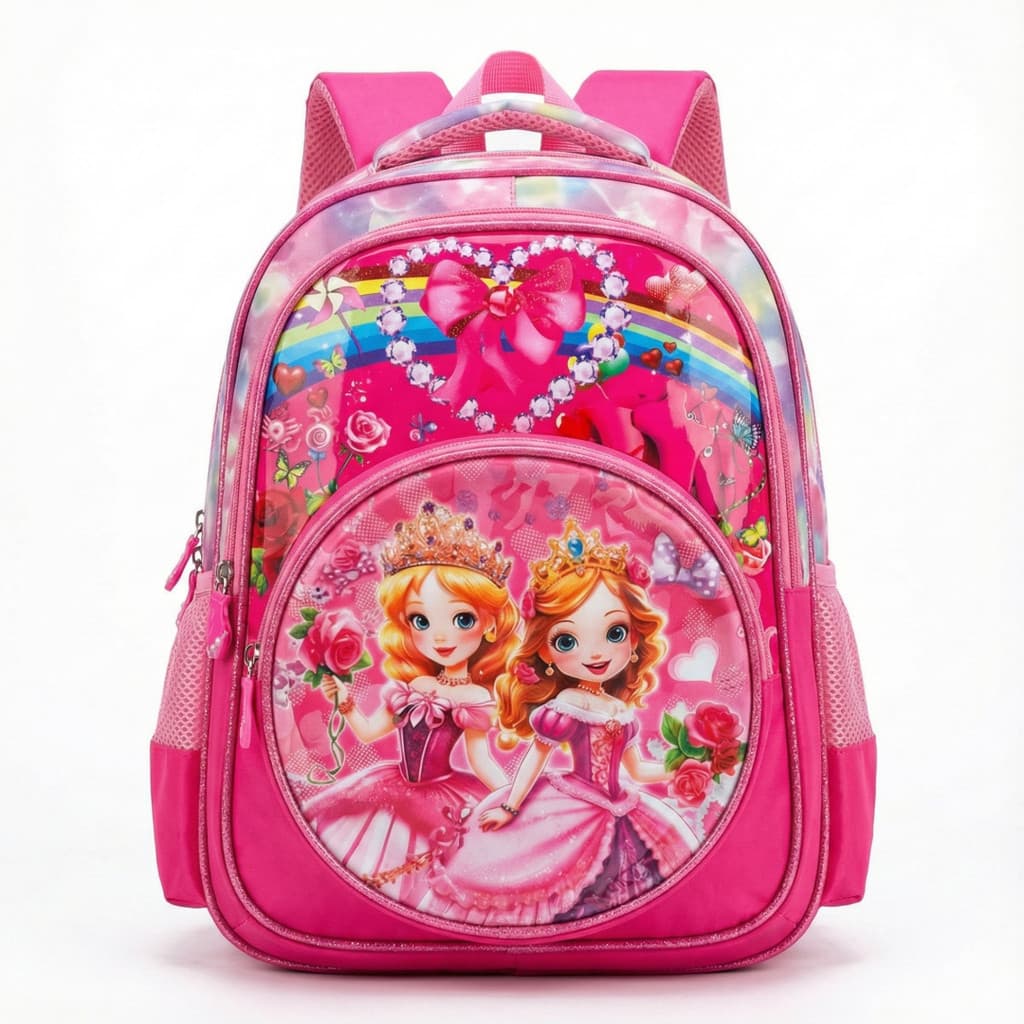 Mochila Escolar Para Meninas Estampa Encantadora Volta às Aulas