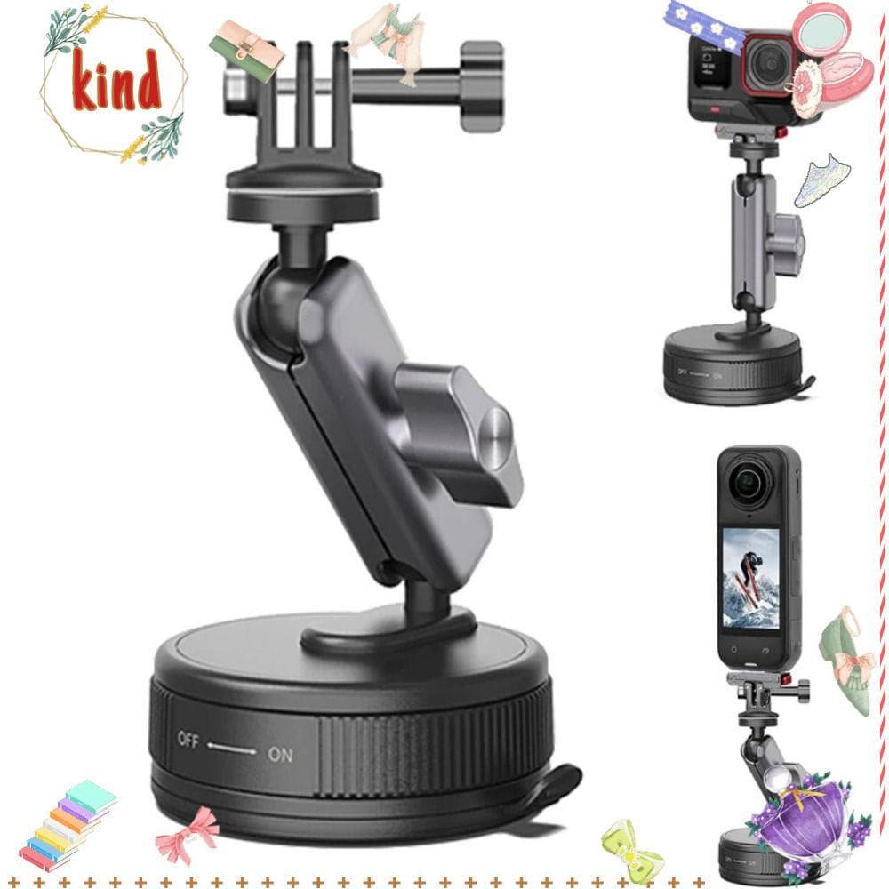 Suporte Para Carro Com Ventosa Tipo , Câmera Em Liga De Alumínio , Insta360 X3 X4 X5 GO Ultra ACE 2 3S