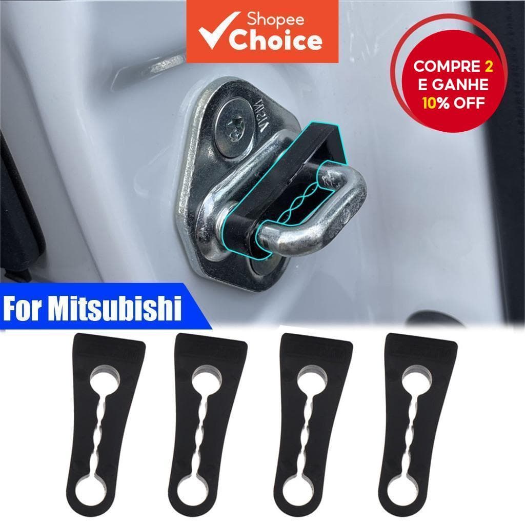 Buffer Amortecedor De Som Para Fechadura De Porta Do Carro Mitsubishi Pajero Lancer Outlander ASX