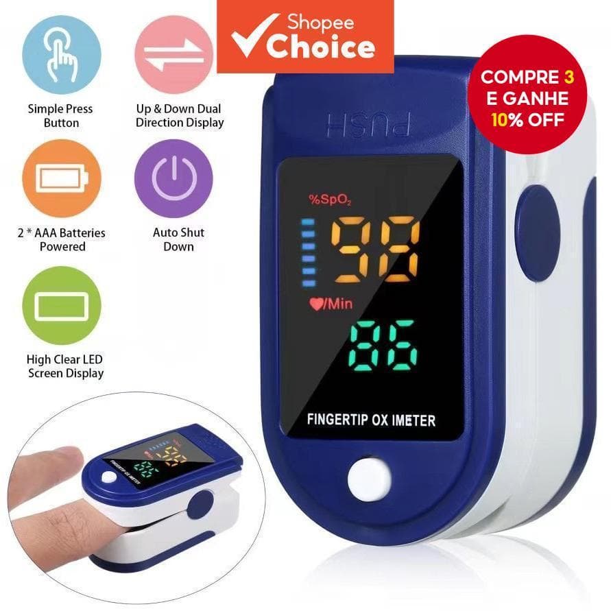 Oxímetro De Pulso De Dedo OLED Monitor De Oxigênio Na Ponta Do , Natal Portátil De Saturação No Sangue