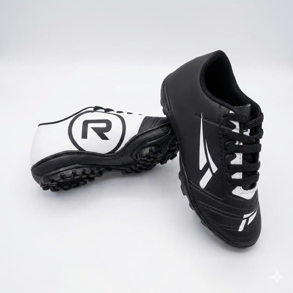 Chuteira Society Infantil Reforçada E Leve (26 Ao 33) | Sola Emborrachada | Cores Vibrantes - RAYNE