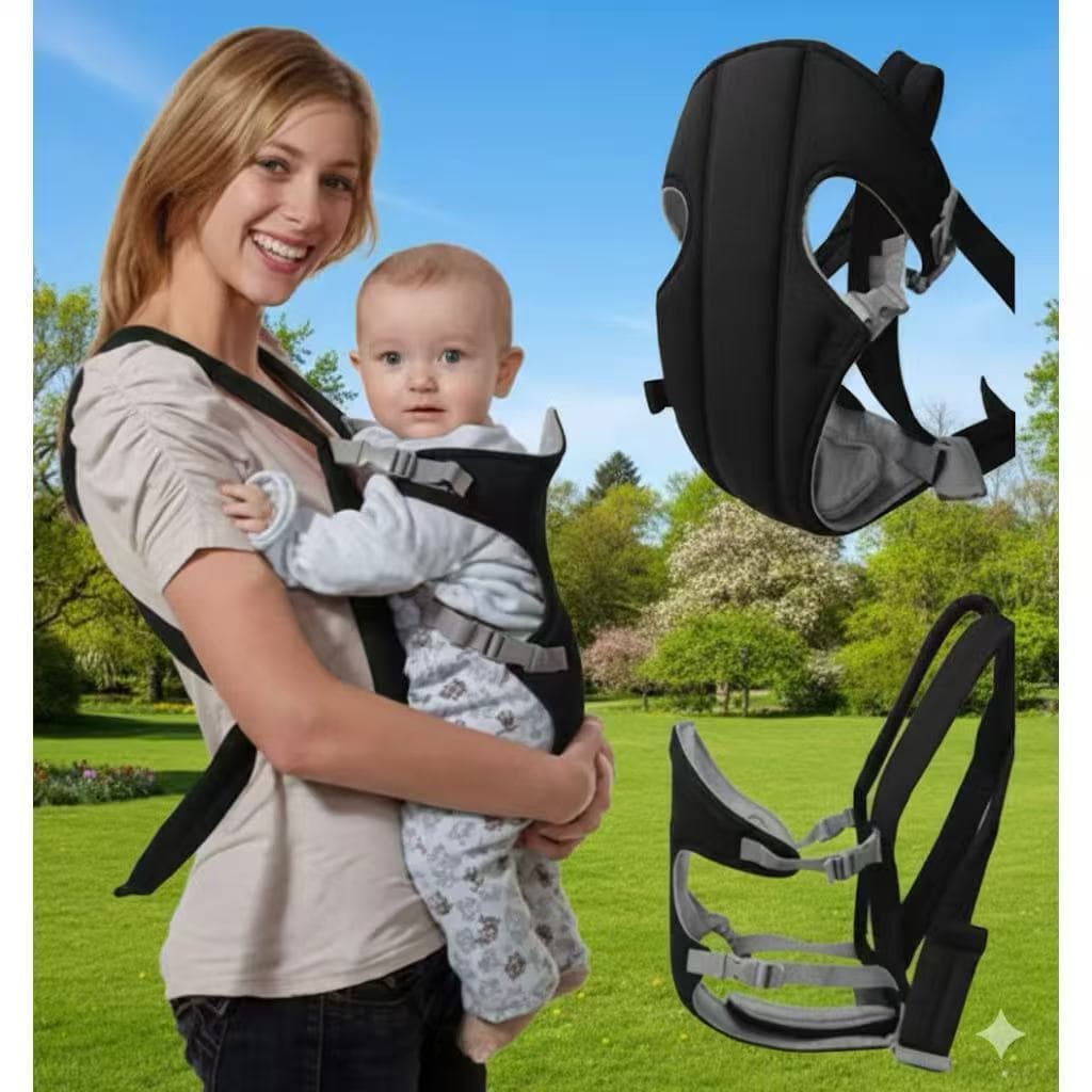 Canguru Para Bebê 3 Posições Carregador Ergonômico Conforto Tam M - Envio Já