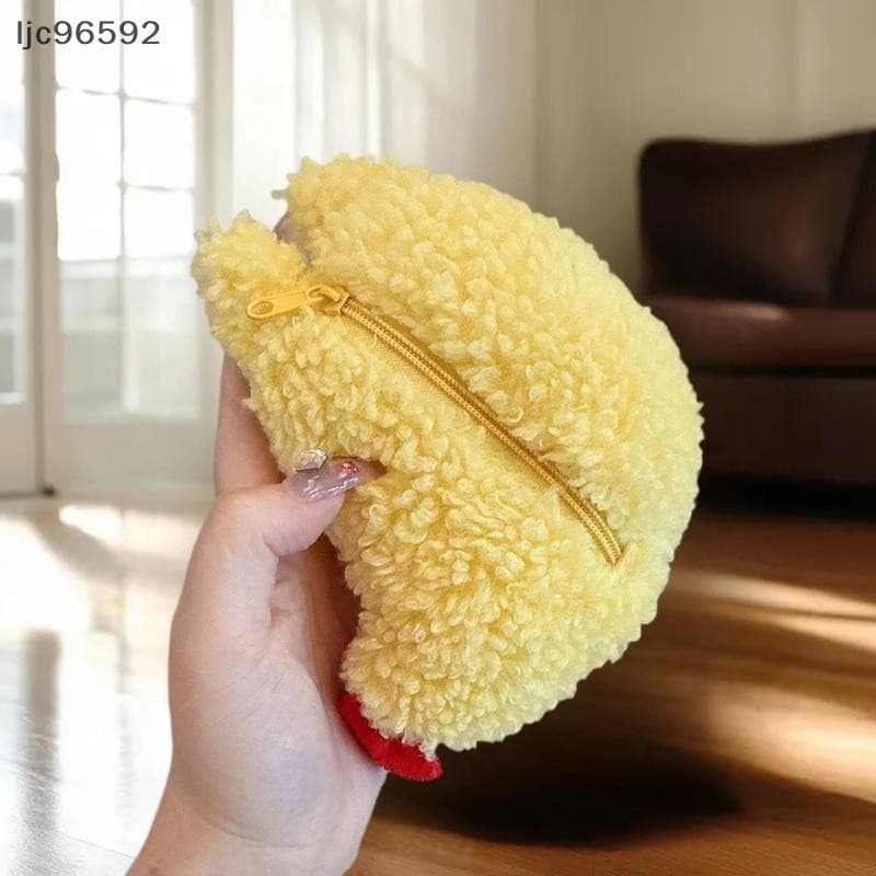 [ljc] 1 Peça De Vinil Rosto Tempura Camarão Fone De Ouvido Bolsa Pingente De Pelúcia Brinquedo Mochila Chaveiro Decoraçã