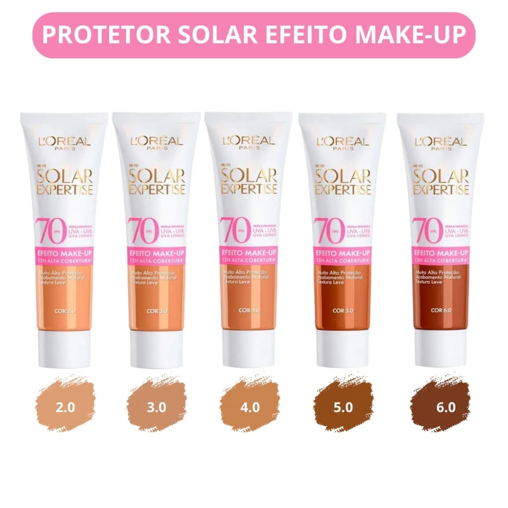 Protetor Solar Facial L'Oréal Paris Expertise FPS 70 30g Alta Proteção
