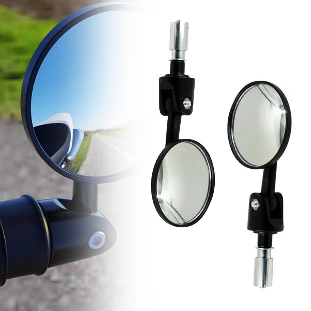Motocicleta Retro Modificado Guiador Espelho Ângulo Completo Dobrável Invertendo Retrovisor Decoração Suprimentos