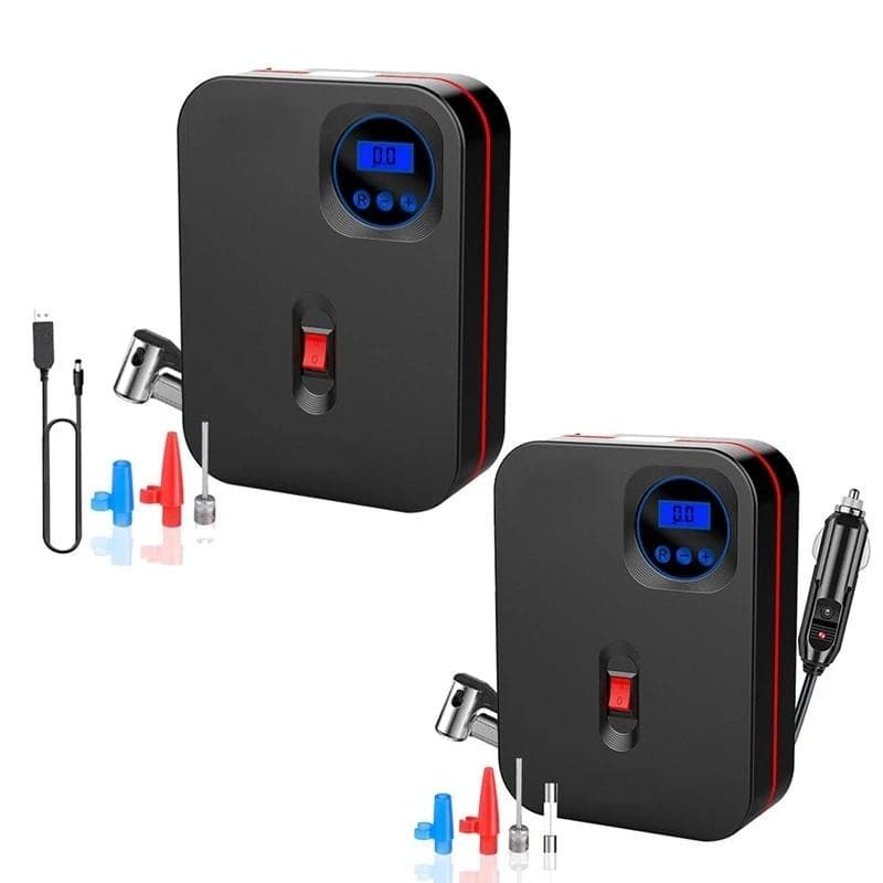 Bomba De Inflador De Carro , Compressor De Ar , Bicicleta , Motocicleta , Pneus , Carregamento , Display Digital