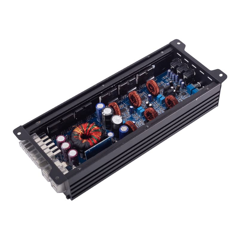 Amplificador De Áudio Para Carro Classe A/B De Alta Potência De 6 Canais-Máx . 11000 W , Design Elegante , Dissipação De