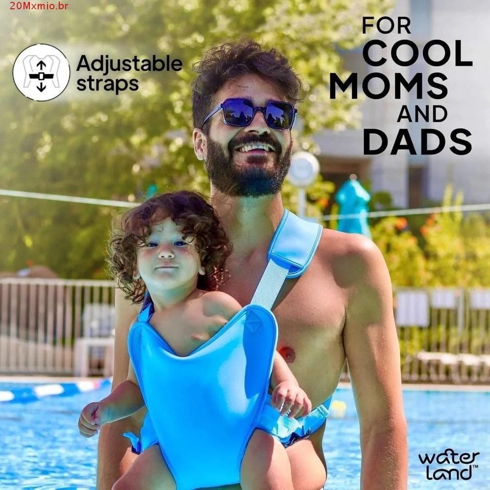 MXMIOB Alças De Ombro Para Natação Bebês , Confortáveis Transporte De Mergulho De Dupla Finalidade , Mãos Livres