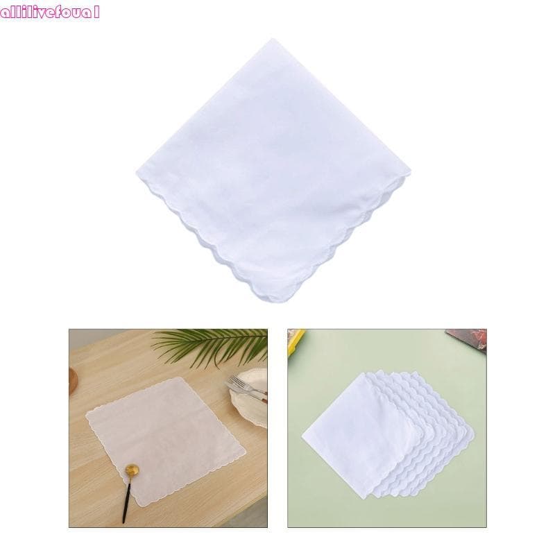 allilivefoua1 Lenços Absorventes Femininos E Masculinos Sólidos Para Bordados