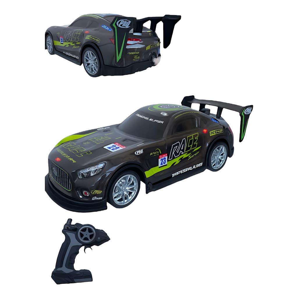 Carrinho Controle Remoto Drift Profissional Luz Som Fumaça