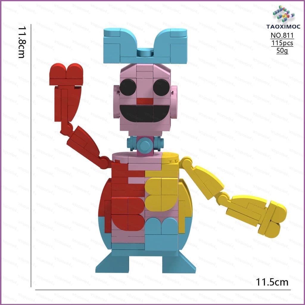 Poppy Playtime Blocos De Construção Quebra-Cabeça Jogo Modelo Brinquedos Figura Ação Presente Aniversário Para