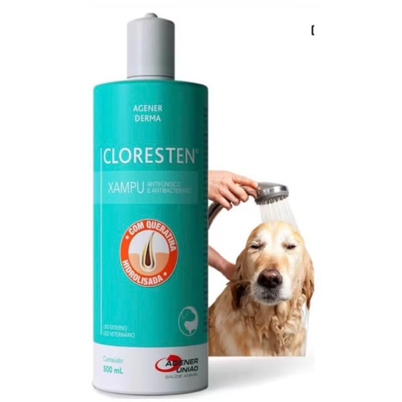 Shampoo Antibacteriano Agener Dr.clean Cloresten 500 Ml
