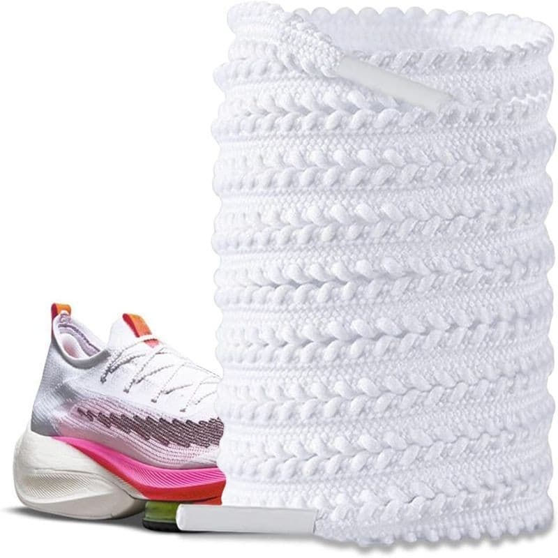 1 Par De Cadarços Planos Para Tênis Atléticos Substituição Treinadores Unissex Acessórios Sapatos