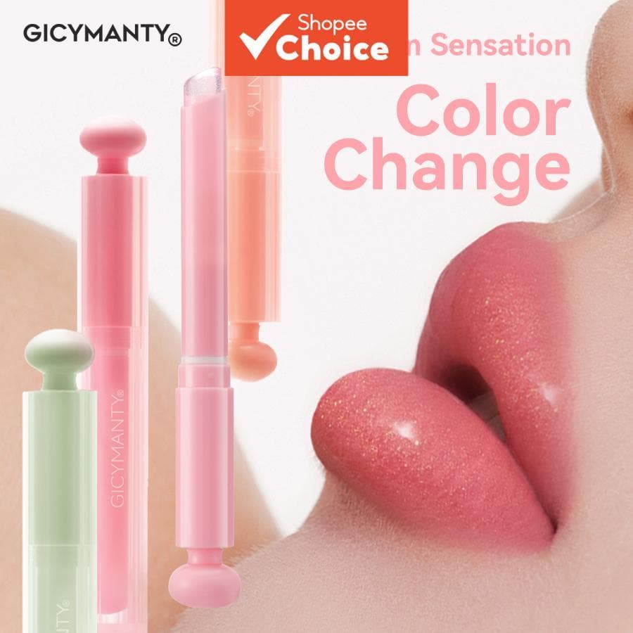  Batom Sólido Muda de Cor com um Aroma Frutado Refrescante, Hidratante e Nutritivo para os Lábios - Um Hidratante Labial