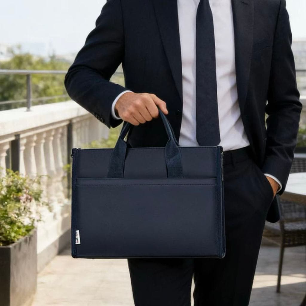 Pasta Executiva Em Nylon Impermeável Para Negócios Notebook Bolsa Para Documentos De Reuniões De Escritório X181 VT